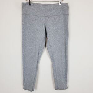 Lululemon Grey Ruched Back Cropped Leggings